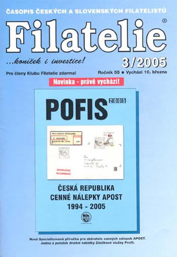 Filatelie 3/2005 Filatelie 3/2005