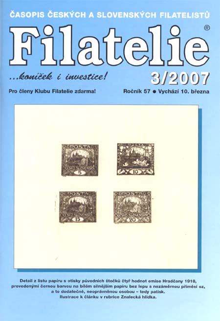 Filatelie 3/2007 Filatelie 3/2007