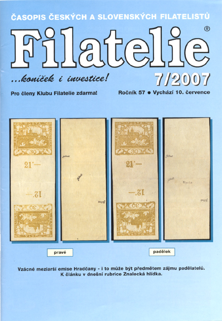 Filatelie 7/2007 Filatelie 7/2007