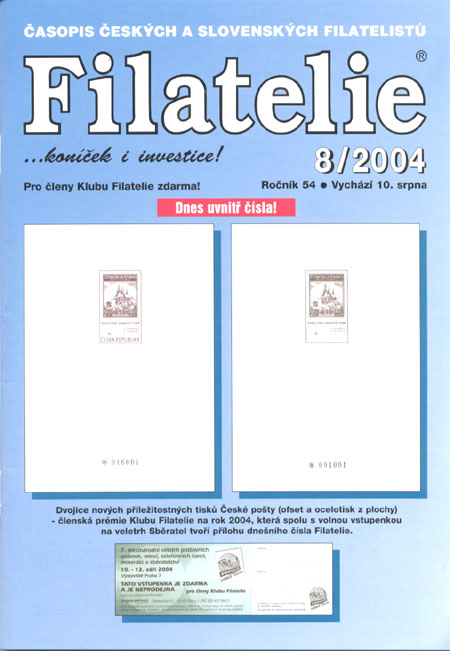 Filatelie 8/2004 Filatelie 8/2004