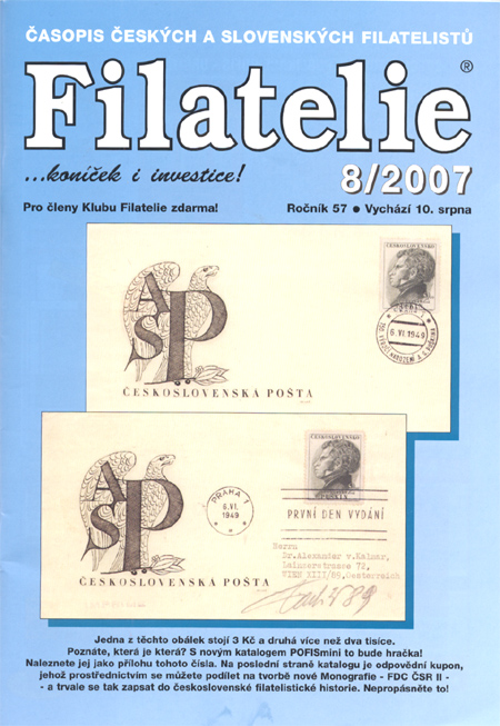 Filatelie 8/2007 Filatelie 8/2007