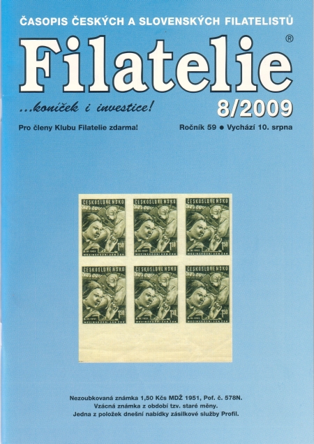 Filatelie 8/2009