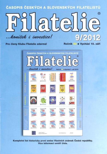 Filatelie 9/2012 Filatelie 9/2012
