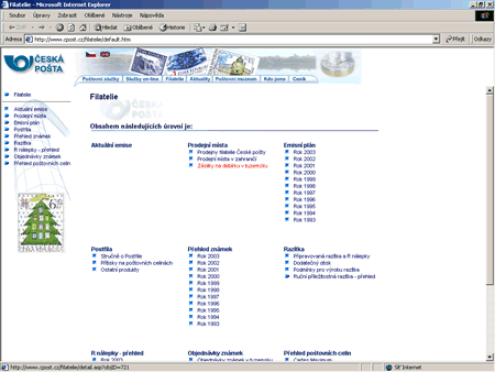 Filatelie a internet XI. Filatelie a internet XI.