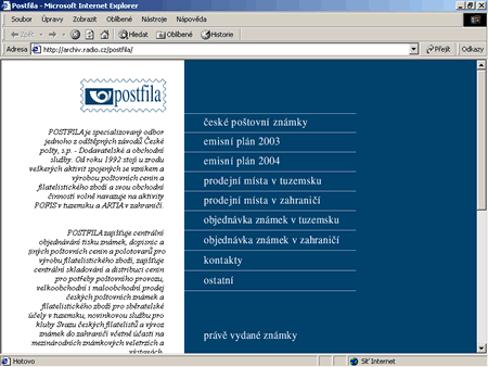 Filatelie a internet XXIV. Filatelie a internet XXIV.