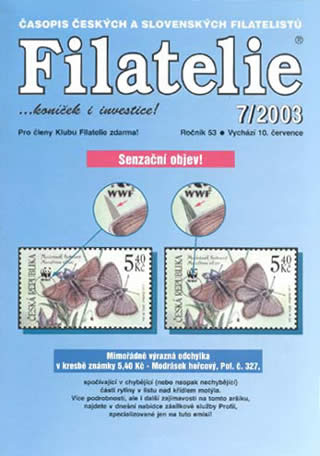 Filatelie číslo 7/2003 Filatelie číslo 7/2003