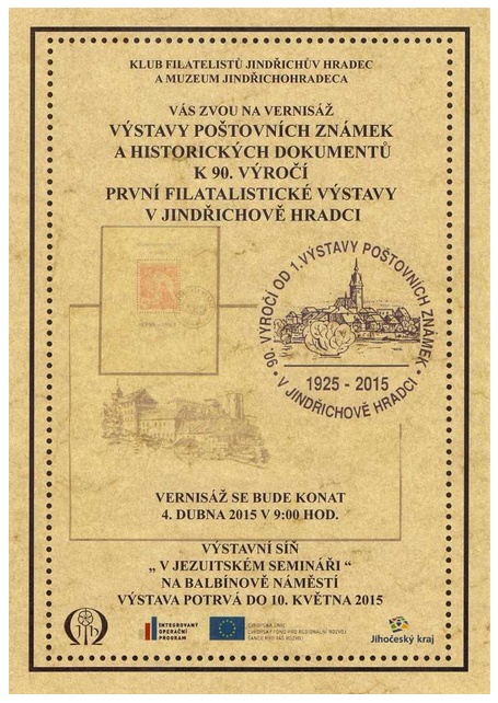 Filatelistická výstava v Jindřichově Hradci Filatelistická výstava v Jindřichově Hradci
