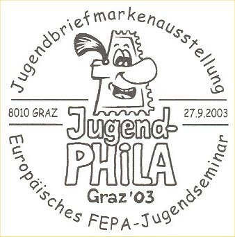 Filatelistický materiál k výstavě a setkání v Grazu Filatelistický materiál k výstavě a setkání v Grazu