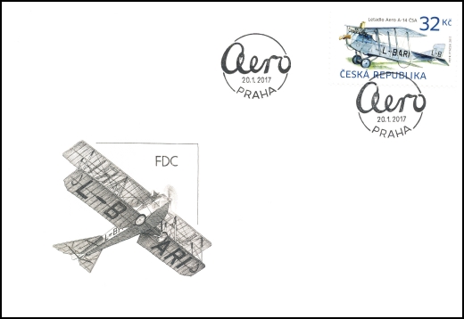 Historické dopravní prostředky - letadlo AERO A-14 ČSA Historické dopravní prostředky - letadlo AERO A-14 ČSA