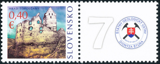  Hrad Topoľčany - Známka s personalizovaným kupónom