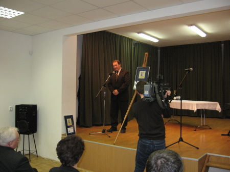Inaugurácia poštovej známky v Boldogu Inaugurácia poštovej známky v Boldogu