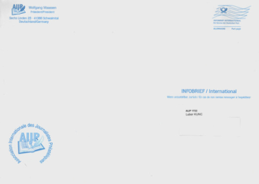 INFOBRIEF – nový produkt Německé pošty