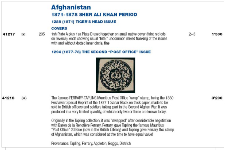 Jak Ferrari s Taplingem vyměnil známku Modrý Mauritius POST OFFICE 1847 za známku Afghanistánu Jak Ferrari s Taplingem vyměnil známku Modrý Mauritius POST OFFICE 1847 za známku Afghanistánu