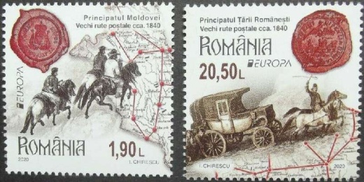 Ještě jedno ohlédnutí za letošními známkami EUROPA - Poštovní cesty Ještě jedno ohlédnutí za letošními známkami EUROPA - Poštovní cesty