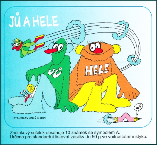 Jů a Hele - známkový sešitek Jů a Hele - známkový sešitek