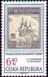 Známka z emise Tradice české známkové tvorby z roku 2003