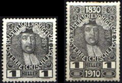Rakouské známky s portrétem císaře Karla VI.