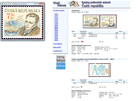 Katalog poštovních známek - Česká republika (1993-2009) - World Philately 2010 - NOVINKA! Katalog poštovních známek - Česká republika (1993-2009) - World Philately 2010 - NOVINKA!