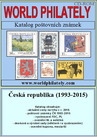 Katalog poštovních známek - Česká republika (1993-2015) - World Philately 2016 - NOVINKA! Katalog poštovních známek - Česká republika (1993-2015) - World Philately 2016 - NOVINKA!
