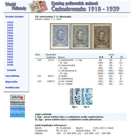 Katalog poštovních známek - Československo (1918-1939) - World Philately 2009 - NOVINKA!