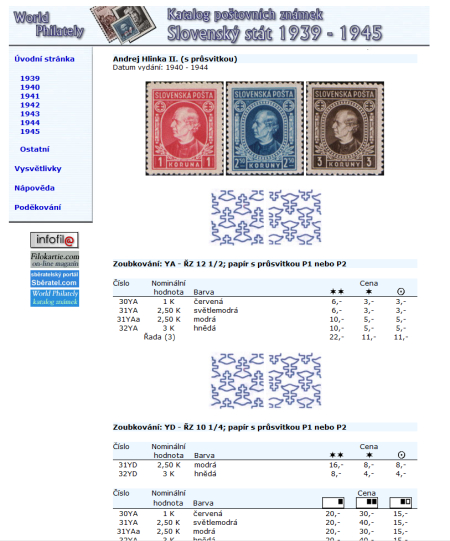 Katalog poštovních známek - Slovenský stát (1939-1945) - World Philately 2010 Katalog poštovních známek - Slovenský stát (1939-1945) - World Philately 2010