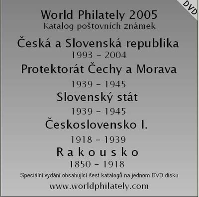 Katalogy World Philately 2005 – sada 6x CD nebo 1x DVD Katalogy World Philately 2005 – sada 6x CD nebo 1x DVD