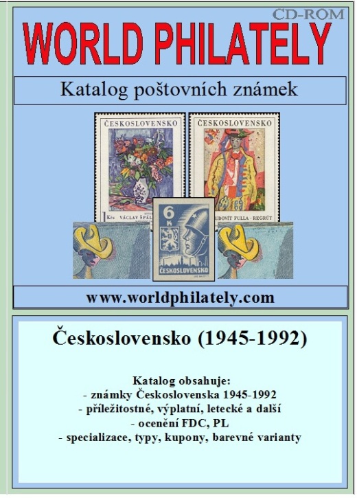 Letní novinka! Katalog poštovních známek - Československo (1945-1992) - World Philately 2016 Letní novinka! Katalog poštovních známek - Československo (1945-1992) - World Philately 2016
