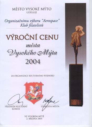 Město ocenilo KF a Aerospace Město ocenilo KF a Aerospace