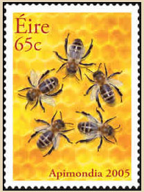 Motív včiel a včelárstva na poštových známkach I.