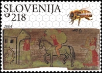 Motív včiel a včelárstva na poštových známkach IX. Motív včiel a včelárstva na poštových známkach IX.