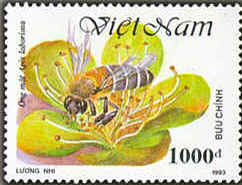 Motív včiel a včelárstva na poštových známkach V.
