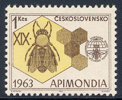Motív včiel a včelárstva na poštových známkach VIII. Motív včiel a včelárstva na poštových známkach VIII.