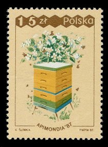 Motív včiel a včelárstva na poštových známkach VIII. Motív včiel a včelárstva na poštových známkach VIII.