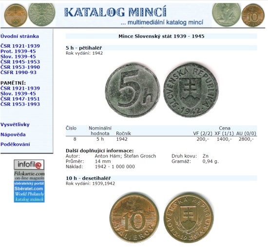 Multimediální katalog mincí na CD-ROMu - vydání 2022