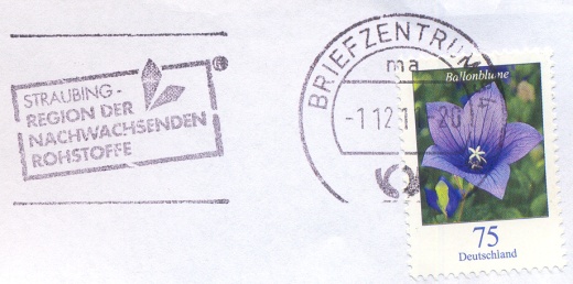 Německé razítka Briefzentrum Německé razítka Briefzentrum