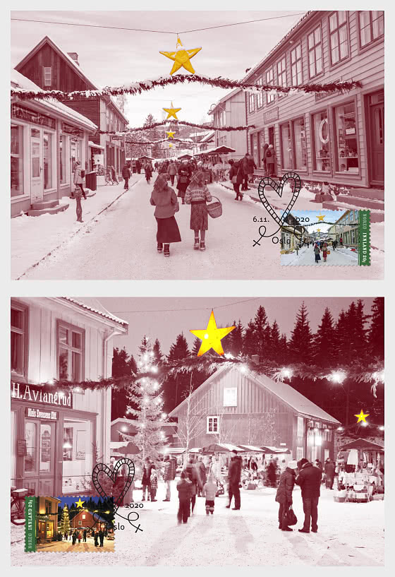 Norské vánoční známky 2020 Norské vánoční známky 2020