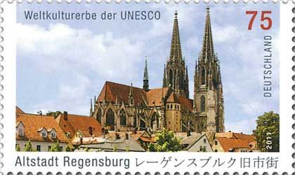 Nová německá známka – Světové kulturní dědictví UNESCO Nová německá známka – Světové kulturní dědictví UNESCO