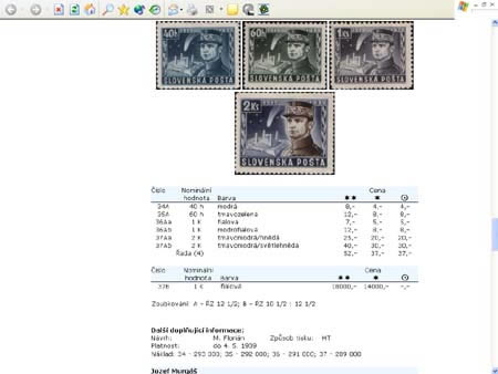 Novinka: CD-ROM World Philately 2005 – Slovenský stát (1939-1945) Novinka: CD-ROM World Philately 2005 – Slovenský stát (1939-1945)