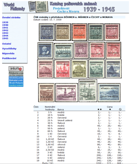 Novinka! Katalog poštovních známek - Protektorát Čechy a Morava (1939-1945) - World Philately 2010 Novinka! Katalog poštovních známek - Protektorát Čechy a Morava (1939-1945) - World Philately 2010