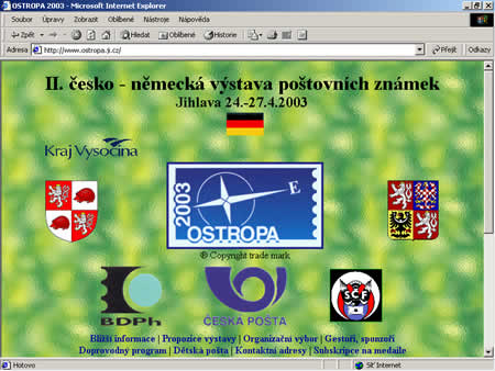 Oficiální infostránky III. Oficiální infostránky III.