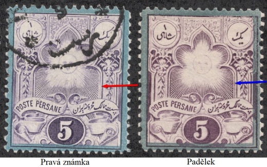 Padělky známek Iránu - Persie