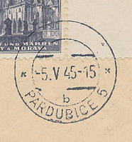 Pardubice 5. V. 1945 Pardubice 5. V. 1945