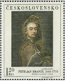 Petr Jan Brandl - autoportrét Petr Jan Brandl - autoportrét