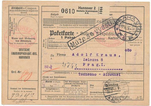 Poplatky za colné konanie balíkových zásielok zo zahraničia v období 1918 – 1939