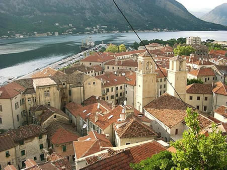 Pohled na současný Kotor