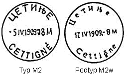 Poštovní historie Černé Hory V. Poštovní historie Černé Hory V.