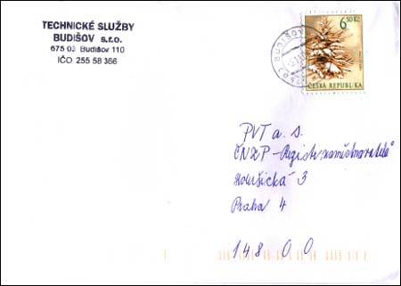 Poštovní provoz od 1. 11. 2003 Poštovní provoz od 1. 11. 2003