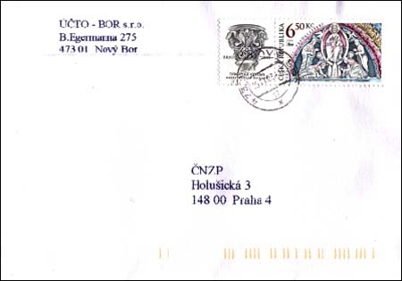 Poštovní provoz od 1. 11. 2003 Poštovní provoz od 1. 11. 2003