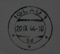 Pozor na originální razítko IGLAU 1 – Jihlava
