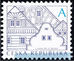 Pozor na padělky Lidová architektura A s údajným posunem podtisku Pozor na padělky Lidová architektura A s údajným posunem podtisku